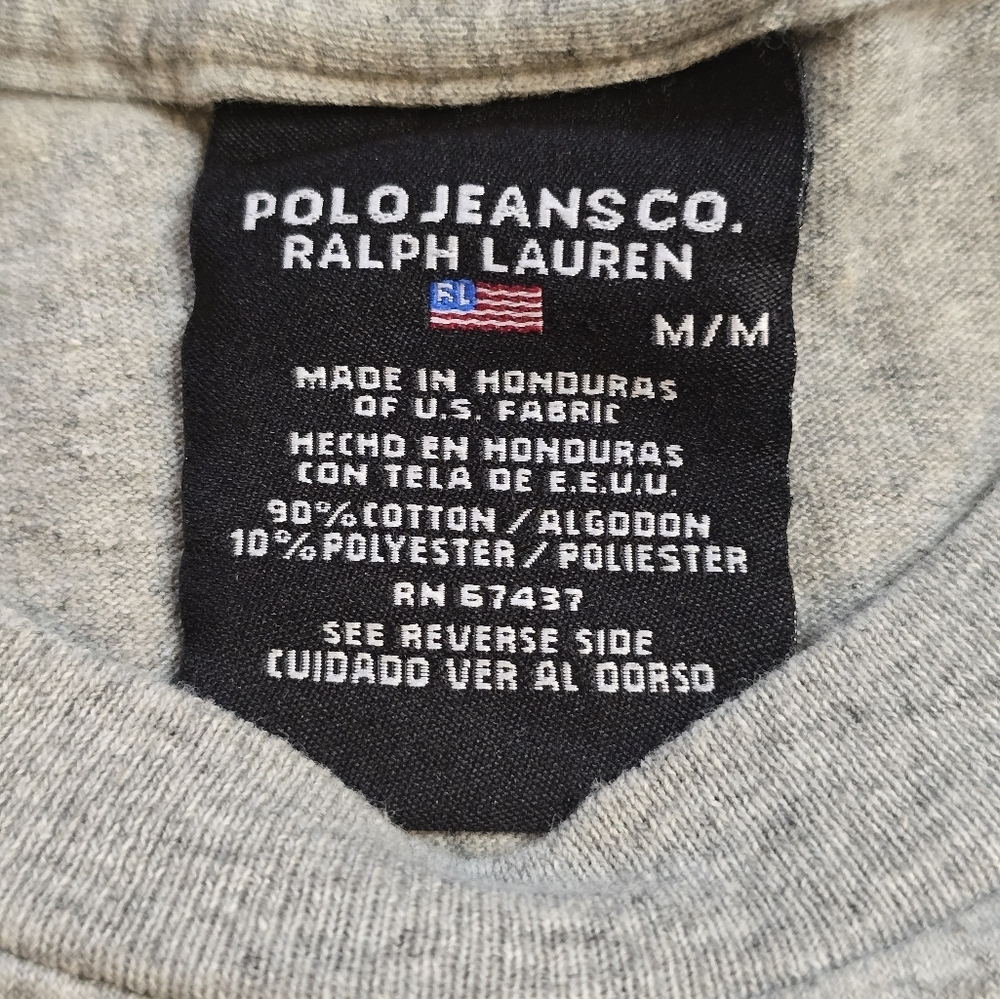 Vintage Ralph Lauren American Flag Long Sleeve Size Medium - Picture 7 of 8